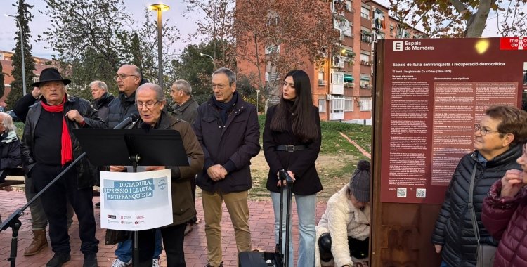 Acte de senyalització en record d'aquells que van participar en la lluita antifranquista | Marina Herrero