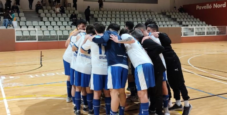 Pinya del Club Natació Sabadell de futbol sala