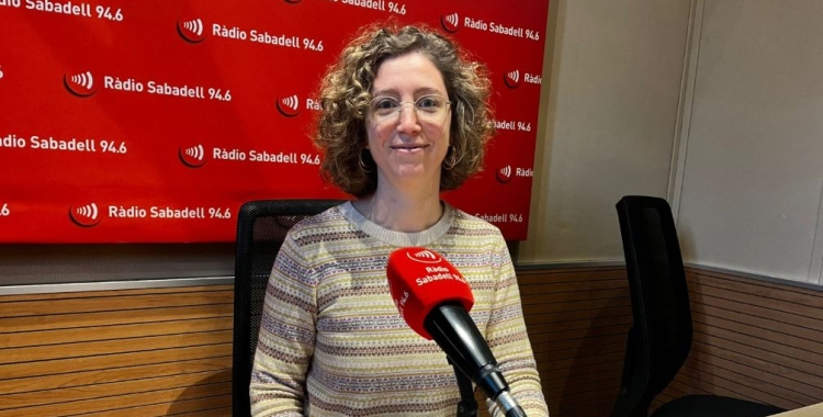 Laia Prat en una entrevista a Ràdio Sabadell | Mireia Sans