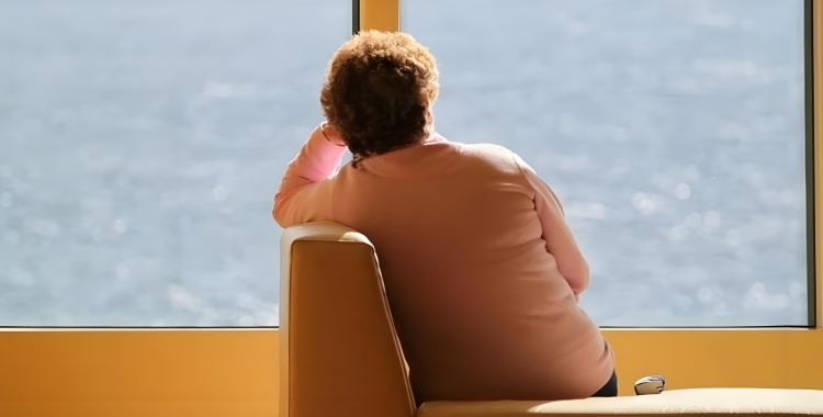 Una persona amb problemes de salut mental |Cedida