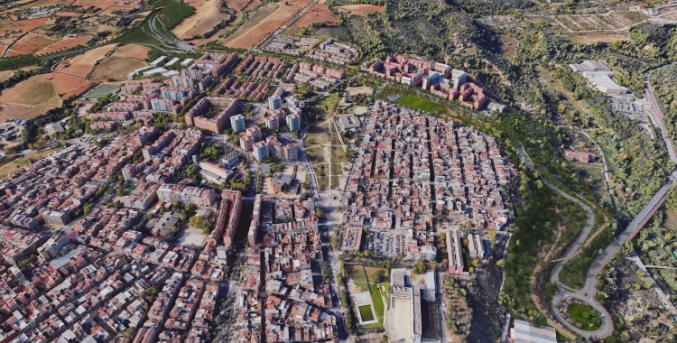 Simulació aèria del pas de la Ronda Nord per Sabadell | Ajuntament de Sabadell