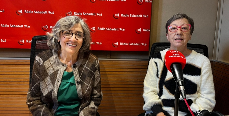 Àngels Folch i Ana Fernández a Ràdio Sabadell | Mireia Sans 