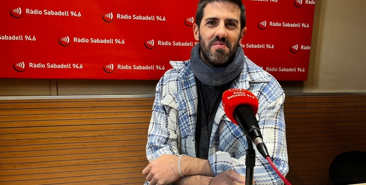 Adrià Salas, en una entrevista a Ràdio Sabadell | Mireia Sans