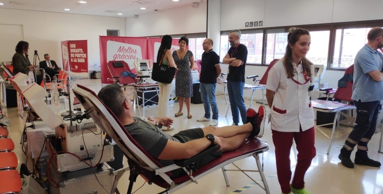 Recollida de sang a l'Hospital de Sabadell | Ràdio Sabadell