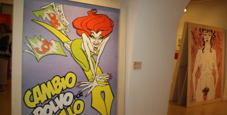 Un espai de l'exposició