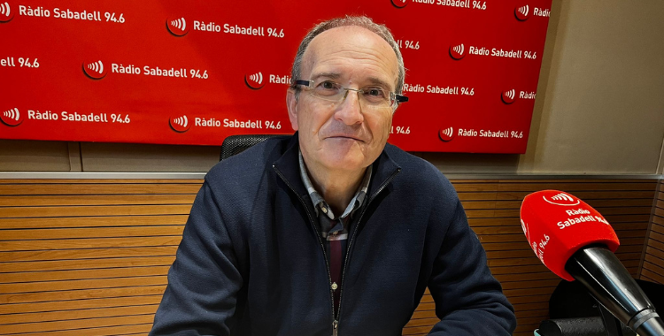 Jeroni Benavides, a Ràdio Sabadell | Mireia Sans