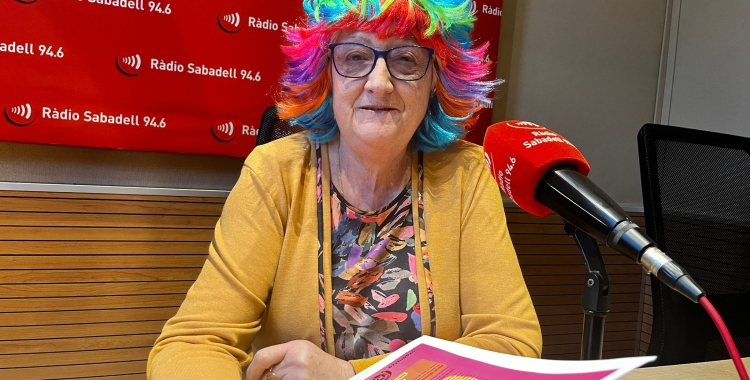 Palmira Gabernet, de l'Associació a Ràdio Sabadell | Mireia Sans