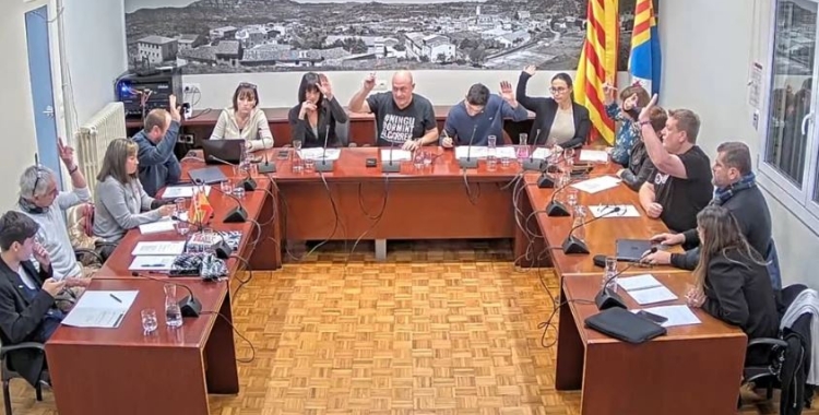 Un ple de l'Ajuntament de Vacarisses | Cedida