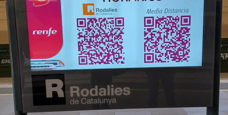 Un dels nous panells digitals | Cedida