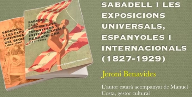 El cartell de presentació dels llibres