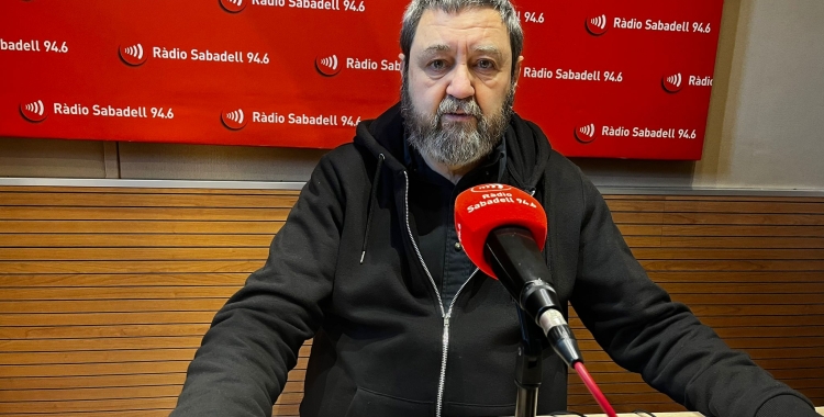 Josep Casamartina, de la Fundació Antoni Montpalau, a Ràdio Sabadell | Mireia Sans