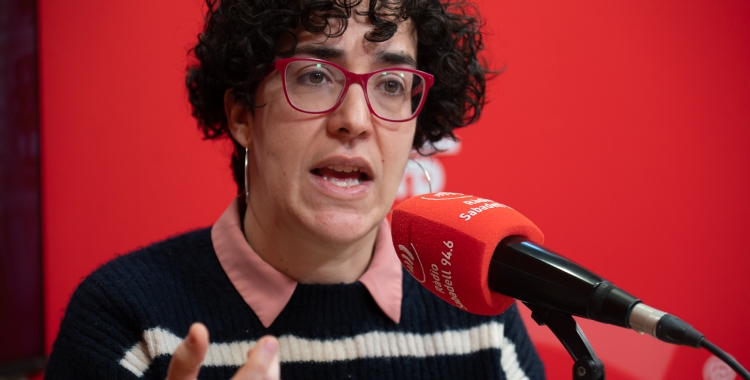 La portaveu de la Crida a Ràdio Sabadell | Roger Benet