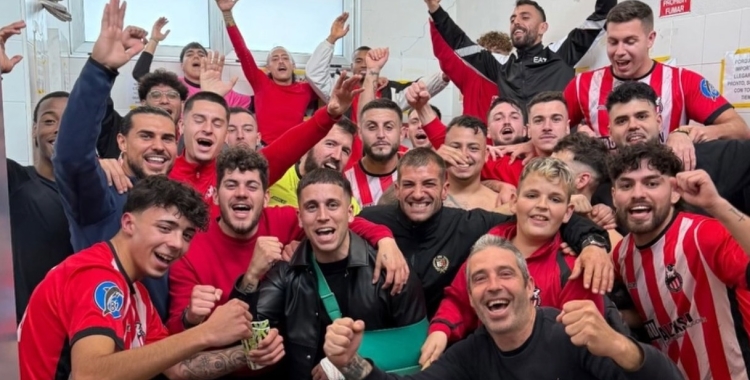 Celebració Tibidabo 1-0 Sabadell Nord