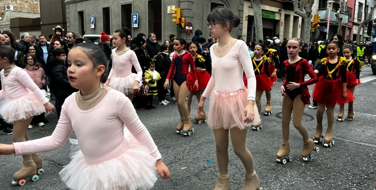 Un dels moments de la rua de Carnaval 