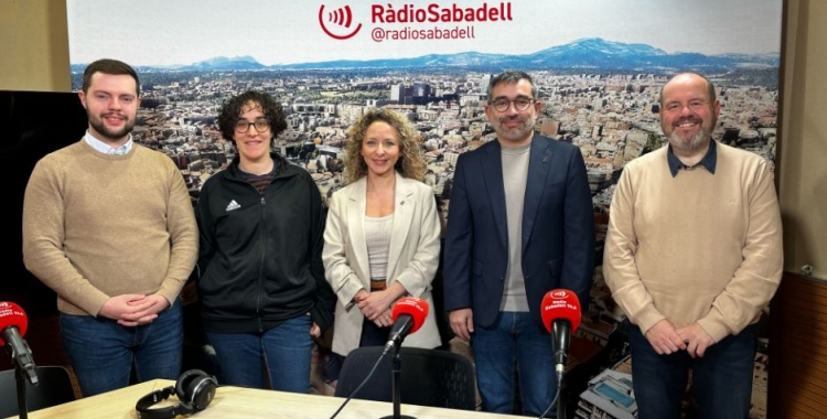 Els portaveus a Ràdio Sabadell | Mireia Sans
