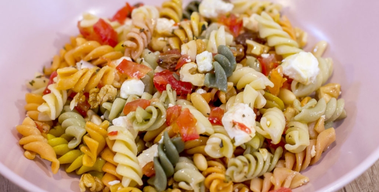 Una recepta d'amanida de pasta