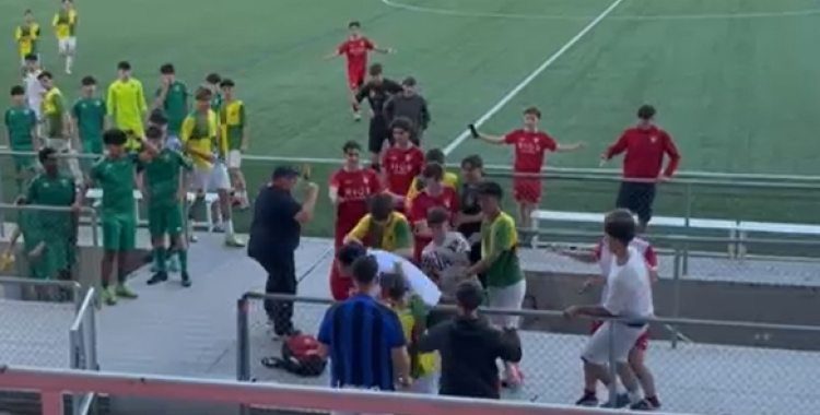 Incidents viscut en un partit entre juvenils del Terrassa i el Can Rull RT