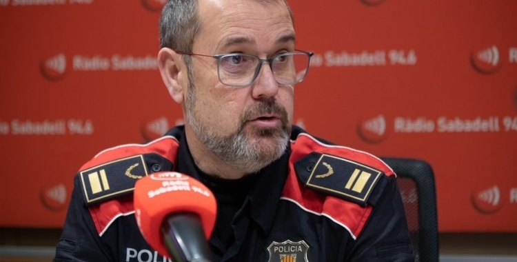 L'intendent Cervelló ha destacat la col·laboració amb els diferents cossos policials | Roger Benet