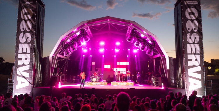 Una imatge del concert de Sexenni i Doctor Prats, aquest divendres | Roger Benet