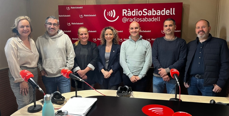 Els portaveus presents al debat aquest matí a RàdioSabadell | Mireia Sans