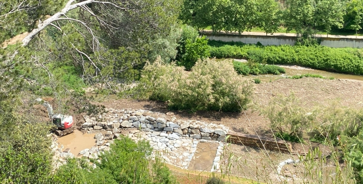 El sobreeixidor al voral del Riu Ripoll