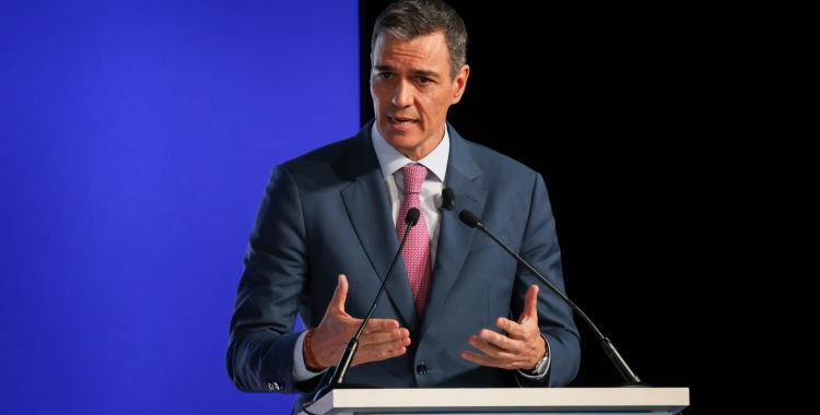Pedro Sánchez a la inauguració de les Jornades del Cercle d'Economia | Jordi Borràs (ACN)