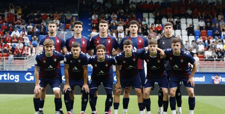 Onze de l'Eibar 'B' diumenge passat a Ipurua contra l'Arenas de Getxo | SD Eibar