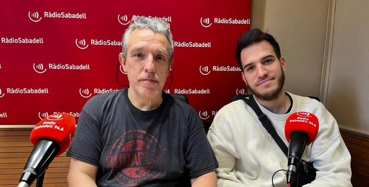 Llorenç i Cesc Domènech en una entrevista a RàdioSabadell