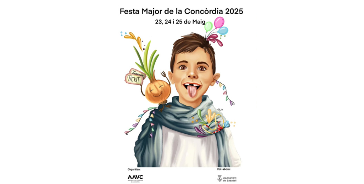 Cartell de la Festa Major de La Concòrdia 2025 | Cedida