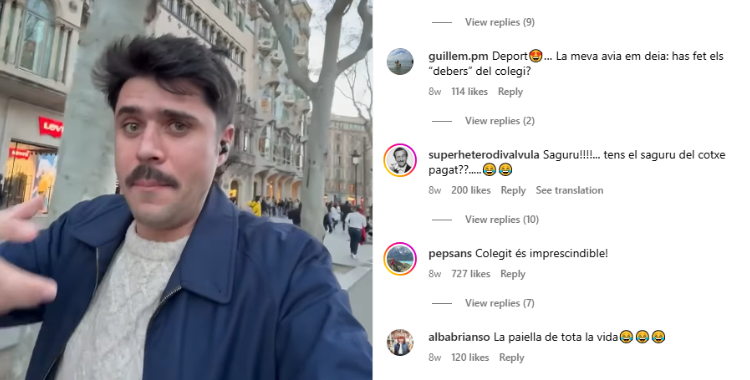 Marc Solé, en un dels seus vídeos | Instagram