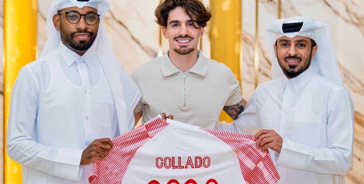 Collado ha estat presentat en les últimes hores al Qatar