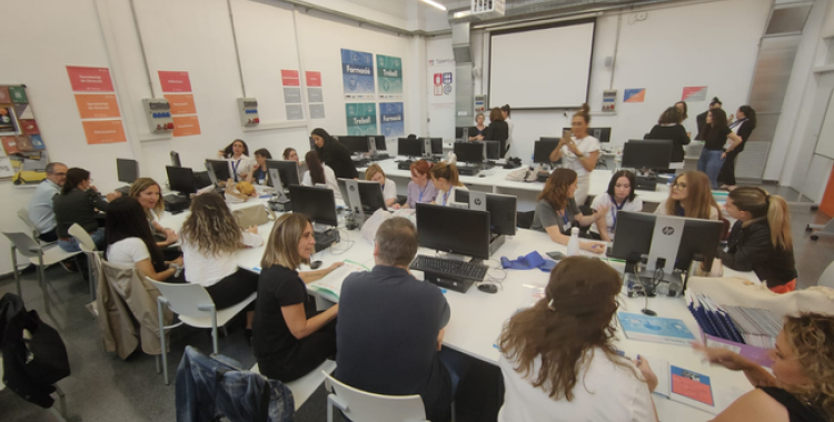 Imatge del cursos orientats a la inserció laboral del Vapor Llonch