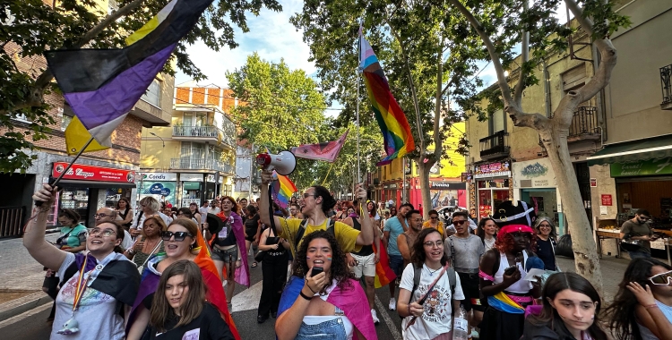 Moment de la manifestació