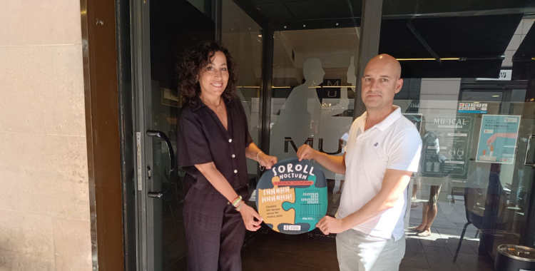 Els tinents d'alcaldessa Montse González i Adrián Hernández | RàdioSabadell