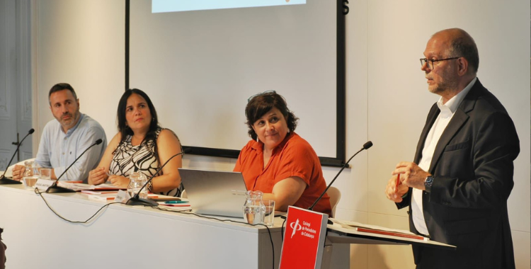 Presentació del document al Col·legi de Periodistes de Catalunya | Cedida