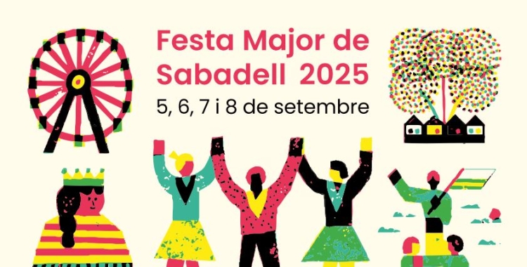 Cartell de la Festa Major de Sabadell 2025