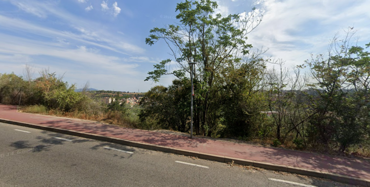 Entradad el camí on la dona va patir l'accident | GoogleMaps