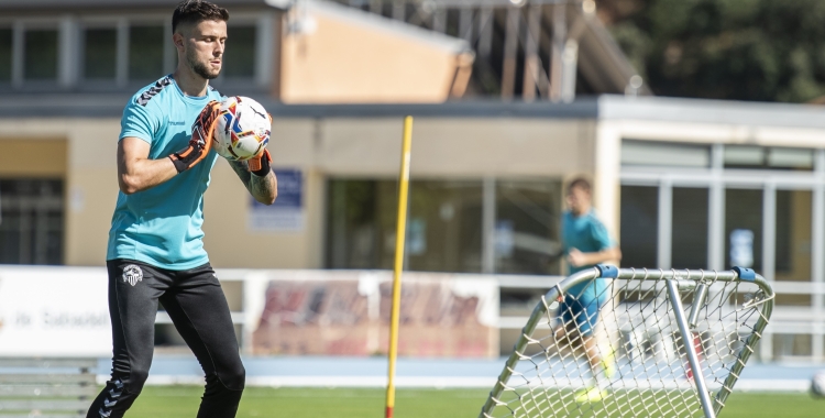 Fuoli exercitant-se a Sant Oleguer durant la seva primera etapa al club | Marc González Alomà