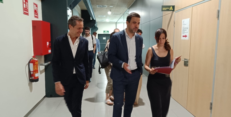 De dreta a esquerra, Lluís Matas, Pol Gibert i Marta Farrés | RàdioSabadell