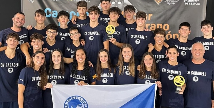 Club Natació Sabadell campió d'Espanya júnior