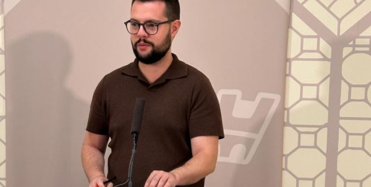 El portaveu del govern en roda de premsa | Ajuntament de Sabadell