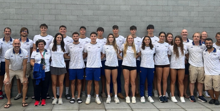 Equip espanyol natació Singapur