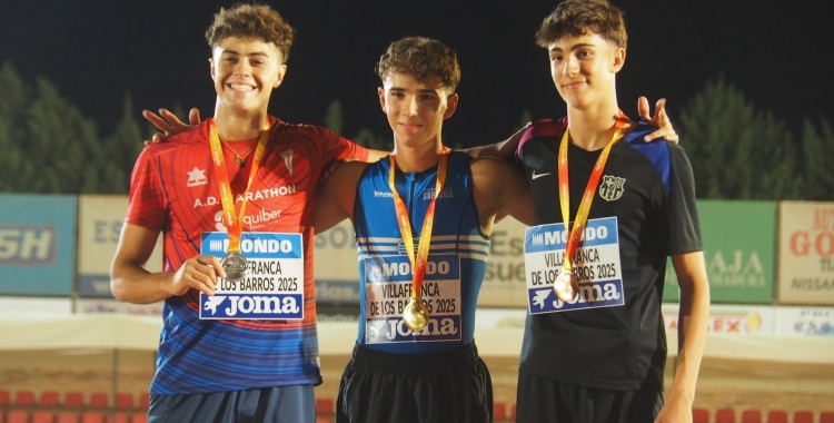 Pau Caparrós medalla or campionat d'Espanya sub-20