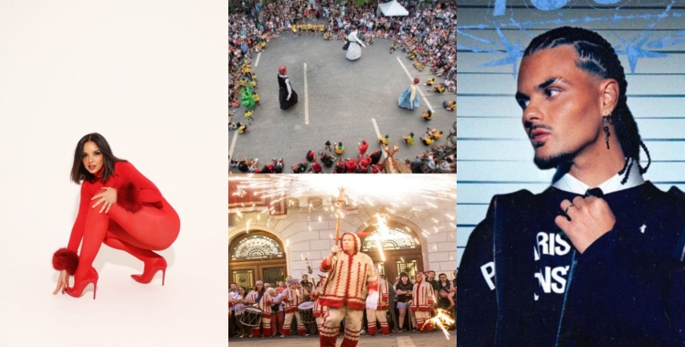 La cercavila, els versots o els concerts d'Abraham Mateo i Chenoa, plats forts d'aquest dissabte