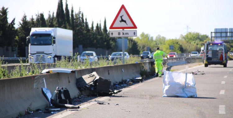 accident de trànsit a la c-58