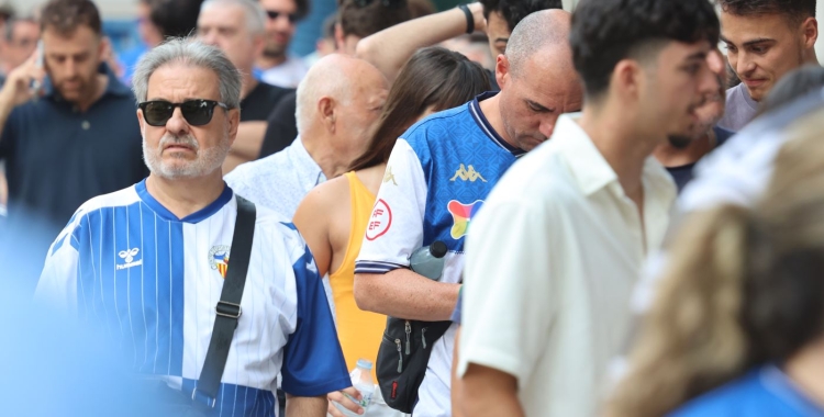 Afició arlequinada Sabadell
