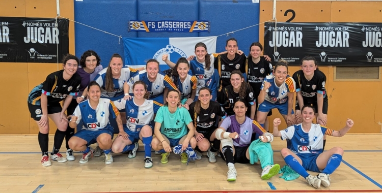 El conjunt arlequinat manté la columna vertebral de l'equip de l'ascens | FS Sabadell Fem
