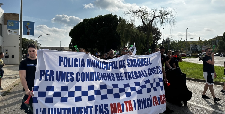 La manifestació d’aquesta tarda