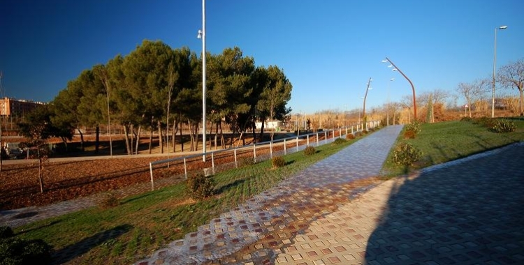 obres al parc d'Odessa