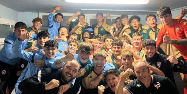 Juvenil 'A' Sabadell celebració